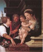 Barend van Orley The Holy Family (mk05) oil on canvas